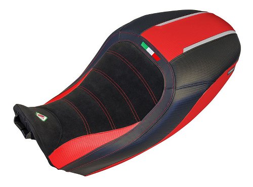 Funda asiento confort Ducabike Diavel 1260, negro - rojo