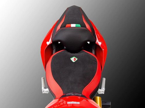 Ducabike coprisella passeggero comfort SF V2, nero - rosso