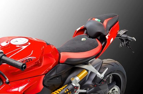 Ducabike coprisella passeggero comfort SF V2, nero - rosso