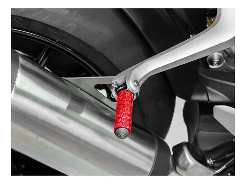 Ducabike passenger pegs support Triumph