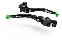 Ducabike EVO adjustable brake and clutch lever, black - gree