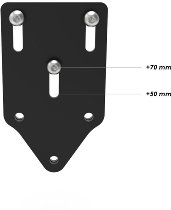 Ducabike adjustable license plate holder DesertX