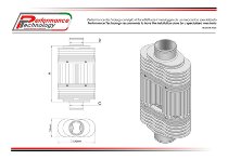 Ducabike universal line cooler (double), 26mm, 26mm, 199mm