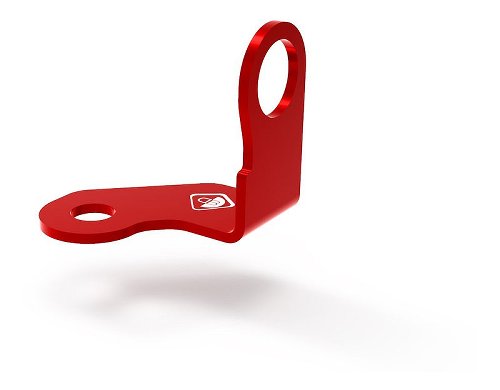 Soporte de depósito de líquido de embrague Ducabike, rojo