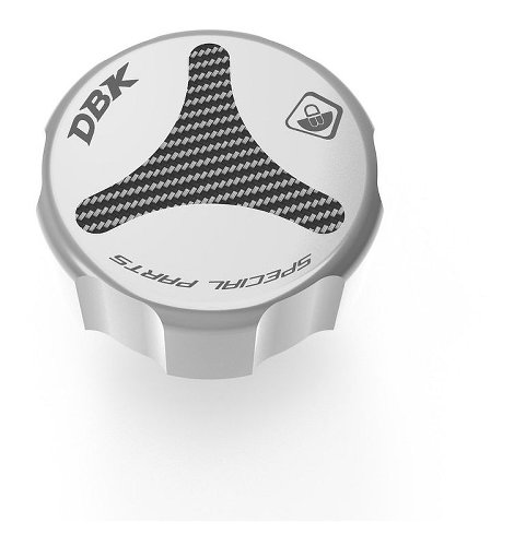 Ducabike rear fluid tank cap, silver