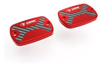 Ducabike tmax fluid tank caps kit, red