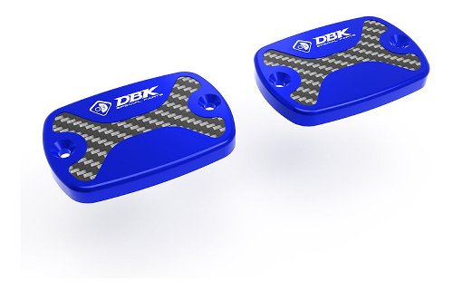 Ducabike tmax fluid tank caps kit, blue