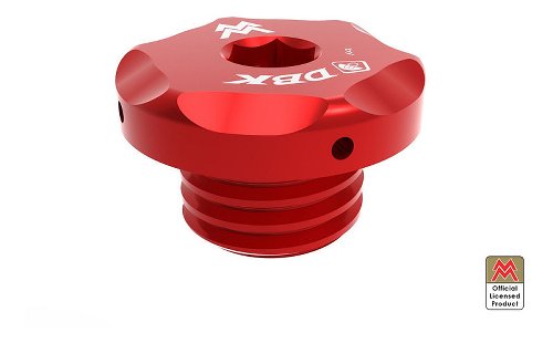 Ducabike oil filler plug Moto Morini, red