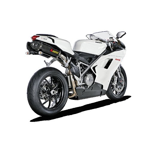 Akrapovic Silencer kit slip-on line, carbon - Ducati 848,