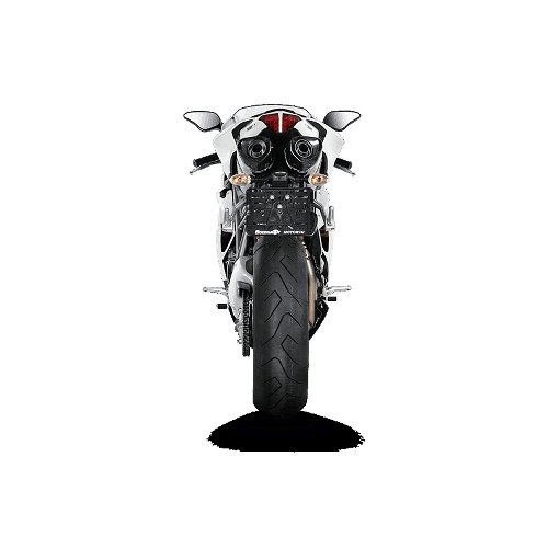 Akrapovic Auspuffsatz Slip-On Line, Carbon - Ducati 848,