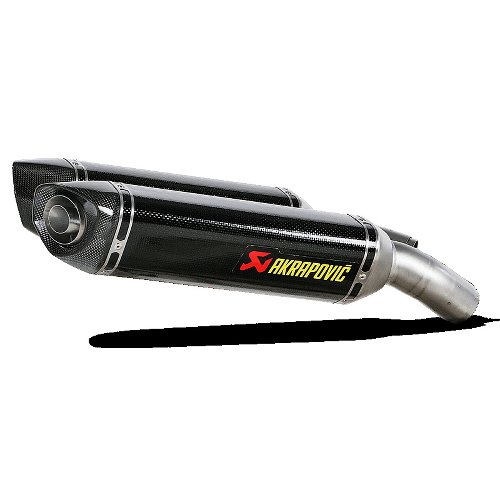 Akrapovic Silencer kit slip-on line, carbon - Ducati 848,