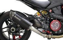 Akrapovic Silencer slip-on line, titanium black, with