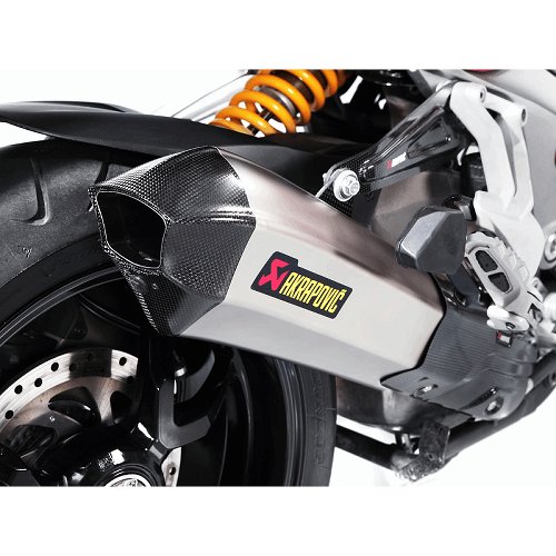 Akrapovic Silencer slip-on line titanium with homologation -