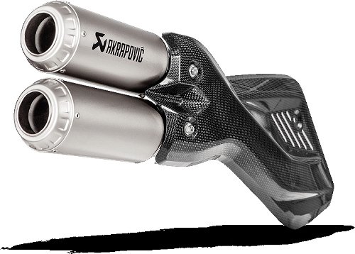 Akrapovic Silencer Slip-On Line, titanium, Euro4, 5 - Ducati