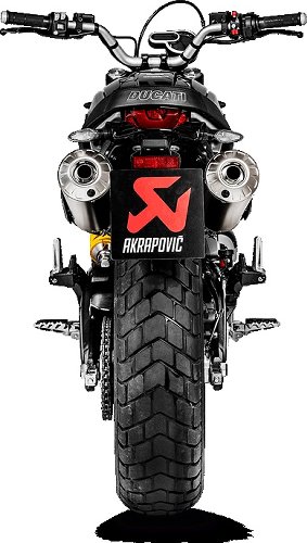 Akrapovic Silencer kit Slip-On Line, titanium, with EG-ABE -