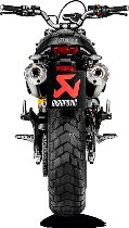 Akrapovic Silencer kit Slip-On Line, titanium, with EG-ABE -