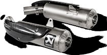 Akrapovic Silencer kit Slip-On Line, titanium, with EG-ABE -