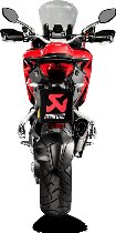 Akrapovic Auspuff Slip-On Line, Titan, mit EG-ABE - Ducati