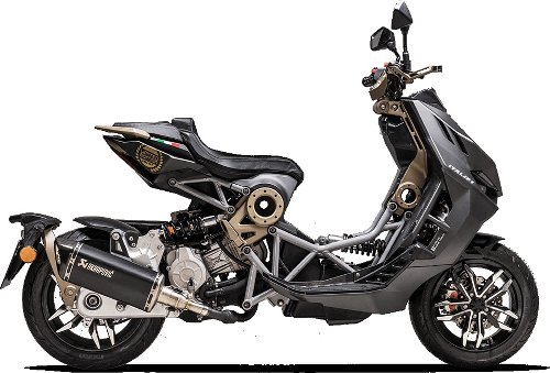 Akrapovic Auspuff Slip-On Line, Titan schwarz, Euro5 -