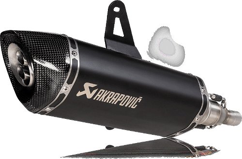 Akrapovic Auspuff Slip-On Line, Titan schwarz, Euro5 -