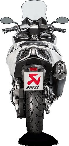 Akrapovic Silencer Slip-On Line, inox black, with