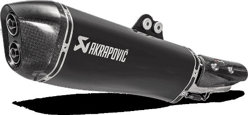 Akrapovic Silencer Slip-On Line, inox black, with