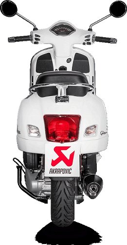 Akrapovic Auspuff Slip-On Line, VA schwarz, Euro5 - Vespa