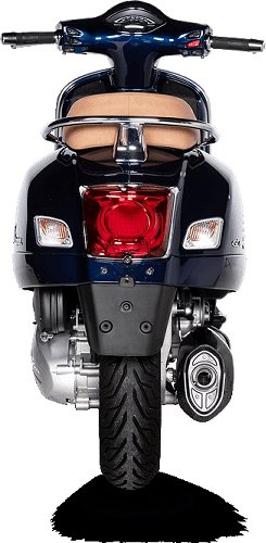 Akrapovic Auspuff Slip-On Line, VA schwarz, Euro5 - Vespa