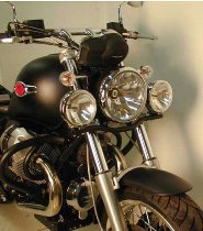 Hepco & Becker Twinlight kit, Chrome - Moto Guzzi C940