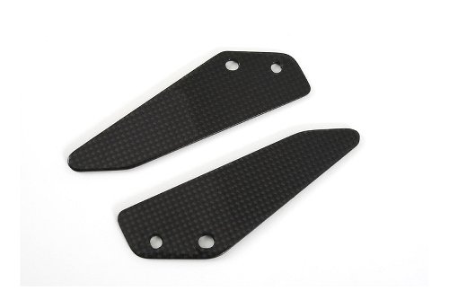 CarbonAttack Heel guard kit pillion without holes glossy -