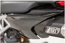 CarbonAttack Side cover kit rear glossy - Ducati 796, 1100