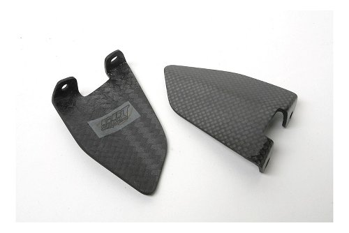 CarbonAttack Heel guard kit pillion glossy - Ducati 749, 999