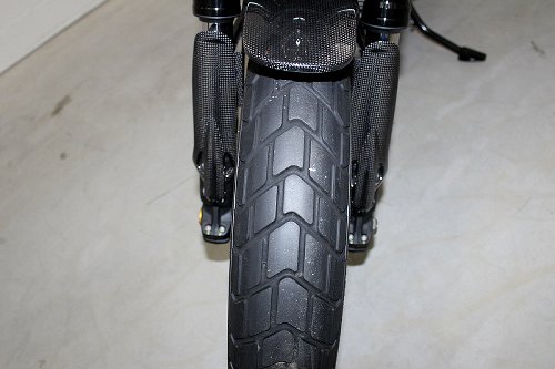 CarbonAttack Fork protection kit glossy - Ducati 800