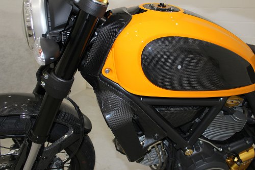 CarbonAttack Fairing insert kit glossy - Ducati 800