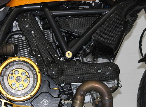 CarbonAttack Cam belt cover kit glossy - Ducati 800