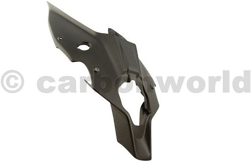 Carbonworld lower seat cover, carbon, matt suitable for