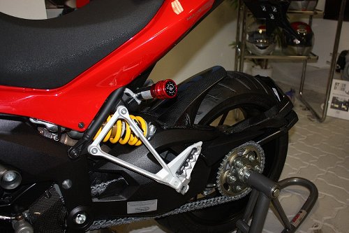 CNC Racing Shock absorber pivot adjustment, red - Ducati /