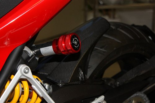 CNC Racing Shock absorber pivot adjustment, red - Ducati /