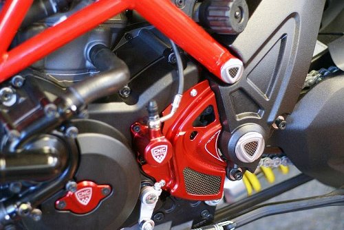 CNC Racing Cache de pignon, rouge - Ducati Diavel 1200 NML