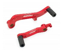 CNC Racing Ducati kit de pédales ajustables, rouge