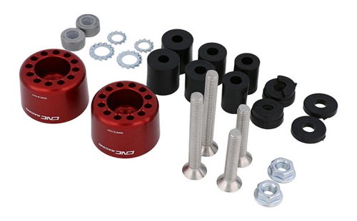 CNC Racing Contrapesos de manillar Boing, rojo - universal