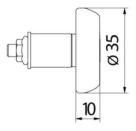 CNC Racing Contrappesi manubrio, extralight, nero