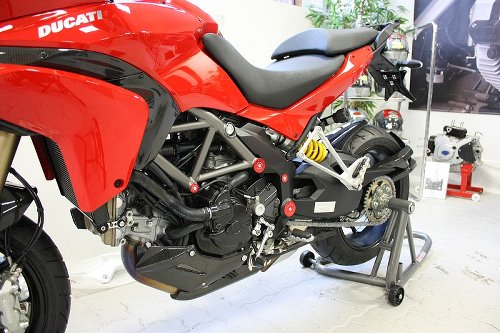 CNC Racing Ducati Rahmenschützer-Set MTS 1200 rot