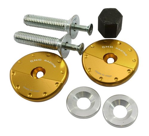 CNC Racing Kit tapones, oro, Ducati Multistrada 1200 / 1200