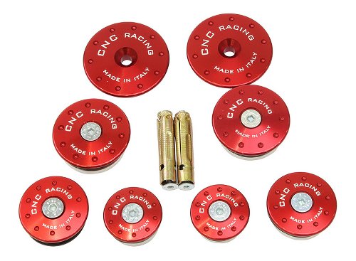 CNC Racing Kit de protecteurs de cadre, rouge - Ducati