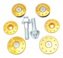 CNC Racing Rahmenschützer-Set, gold, Ducati Hypermotard 821,