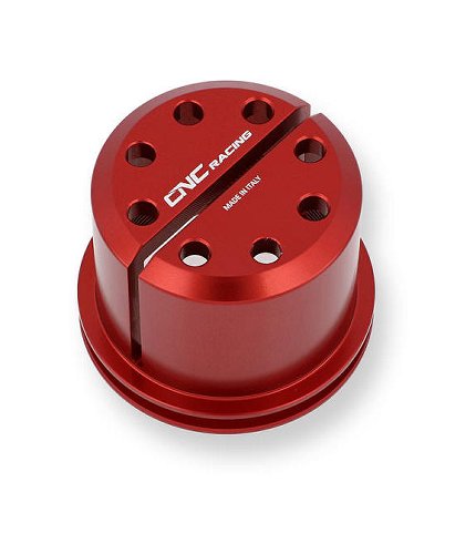 CNC Racing Steering head nut, red - Ducati