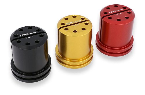 CNC Racing Steering head nut, black - Ducati Monster /