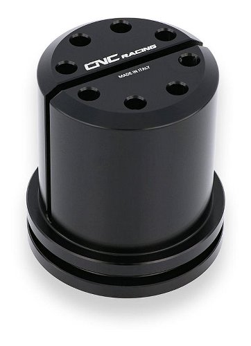 CNC Racing Steering head nut, black - Ducati Monster /