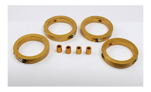 CNC Racing Ducati Headlight collars Monster, Ø50mm, gold